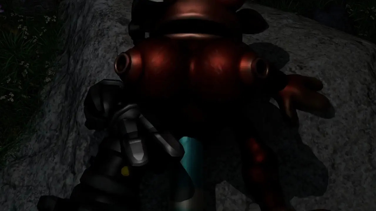 Grox Missionary at night [spore]