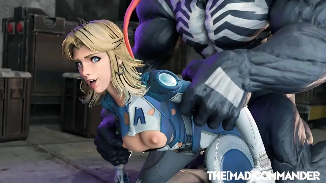 Sue getting railed from behind by Venom [Marvel rivals]