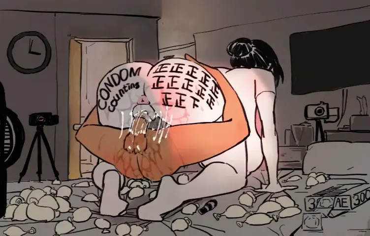 Condom counting with Mom