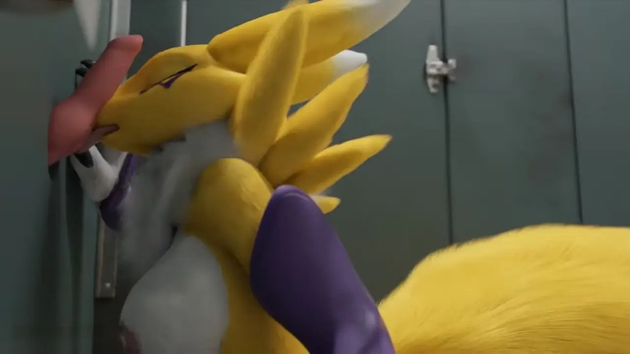 Renamon Doing her Best Job.