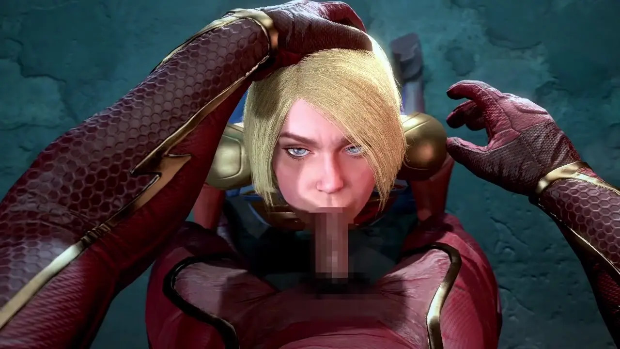 supergirl blowing flash