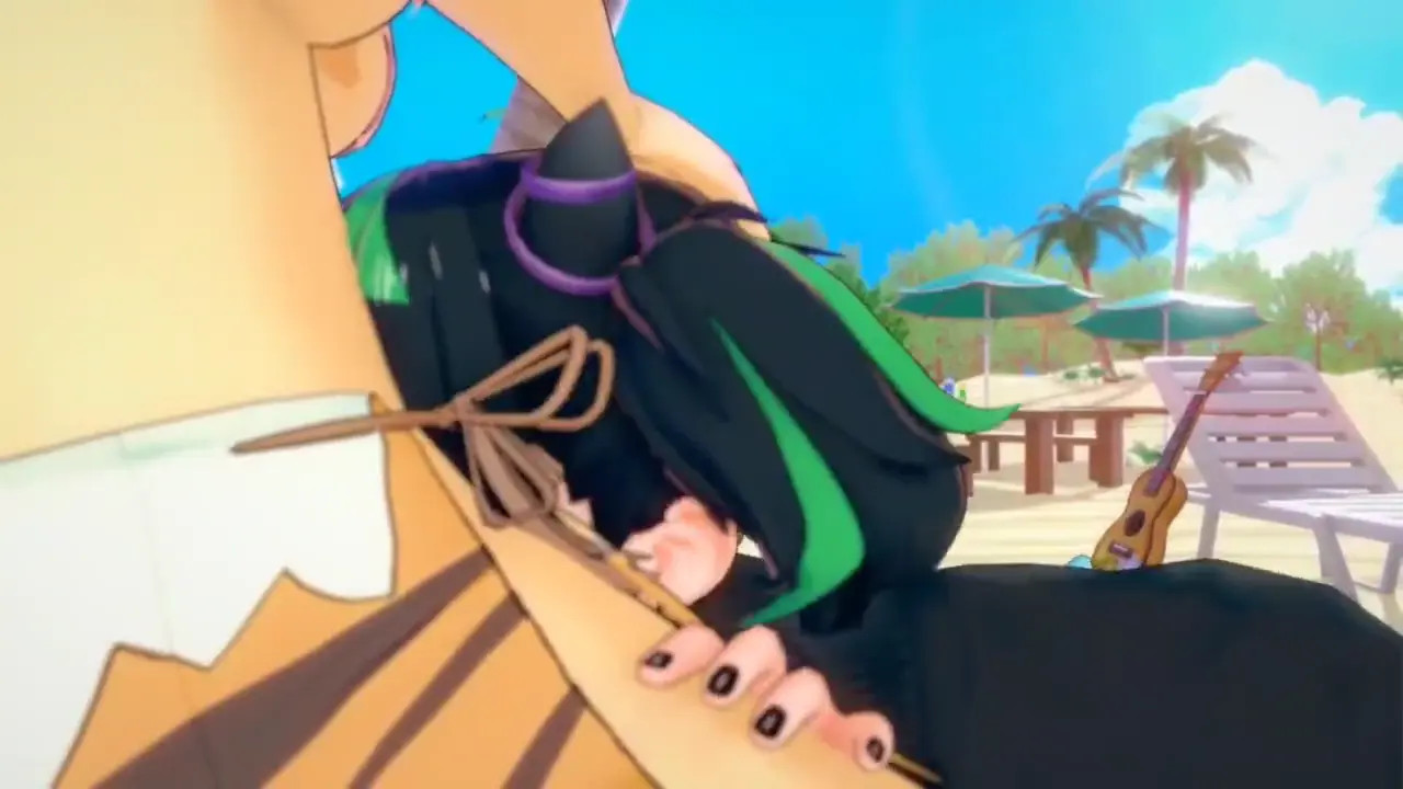 COQUI Beach Blowjob