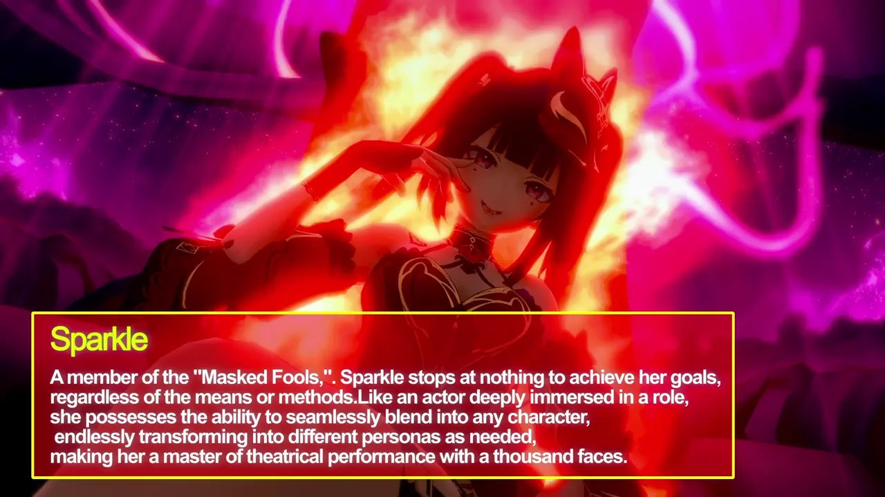 「The Story of a Strong Heroine's Defeat」 Acheron、Sparkle、Kafka (Honkai Star Rail)