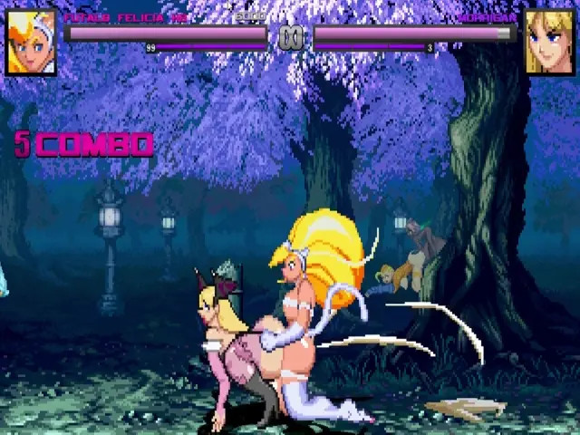 Darkstalkers Girls Have A Freak Off!