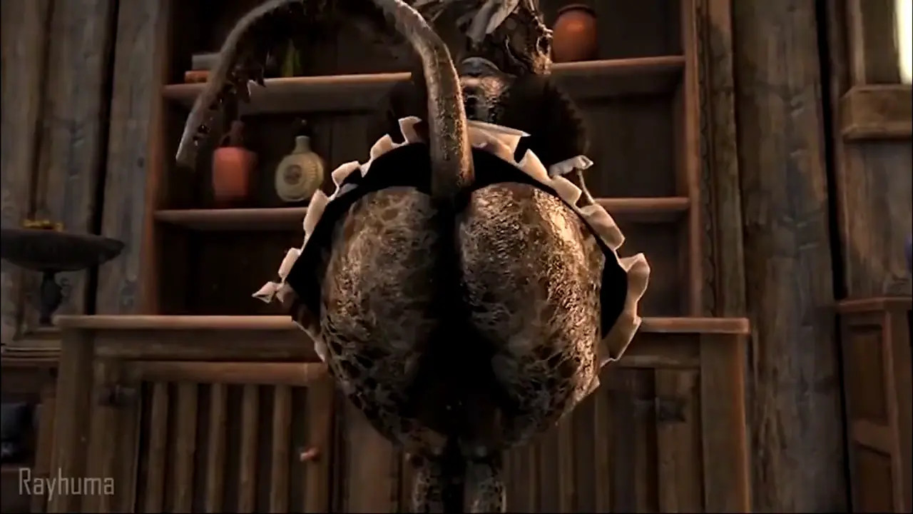Argonian maid ass clapping