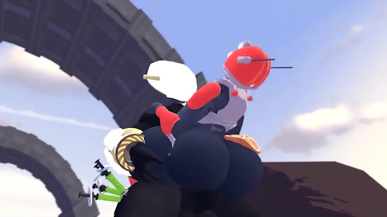 huntress having fun