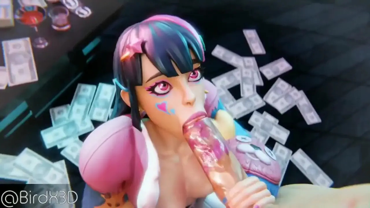 Dali Pushes her Throat to the Limit [Birdx3d]