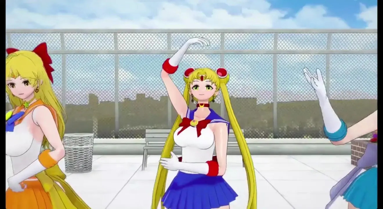 "Bakunyuu Ondo" with the Sailor Soldiers