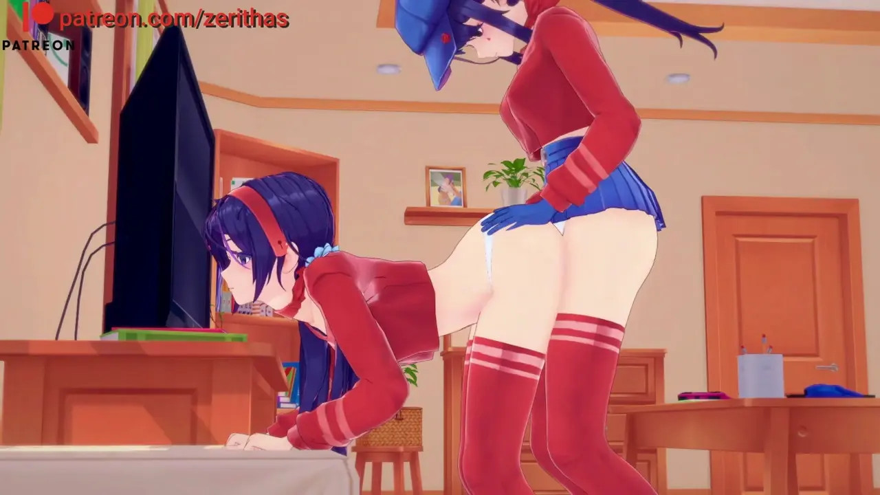 Cappie Futanari x Crazy Mita ( MiSide )