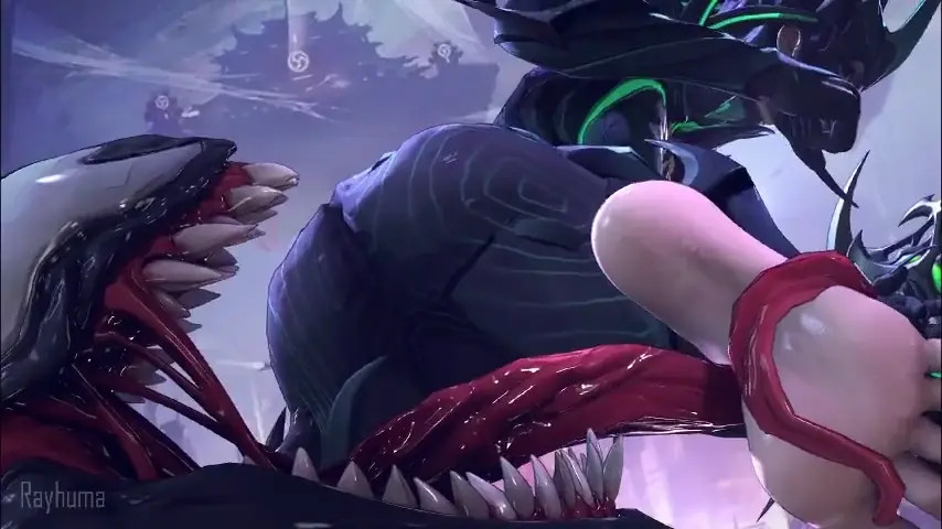 venom licking hela's feet