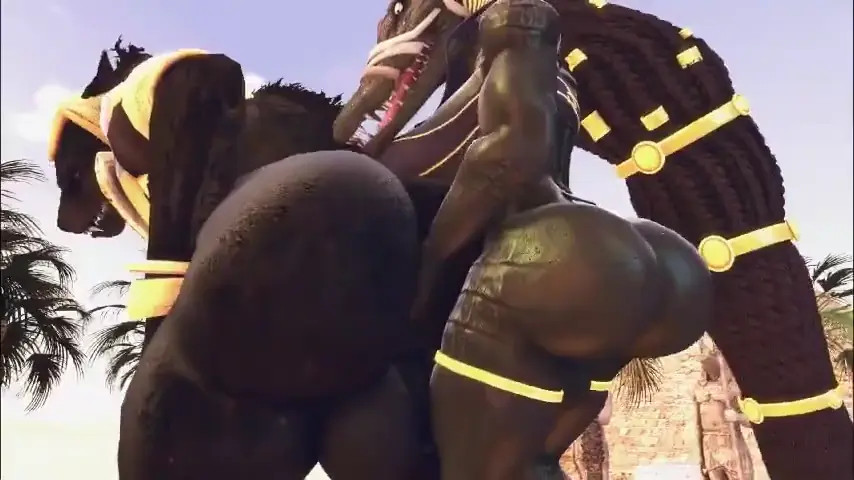 Ammit fingers Anubis