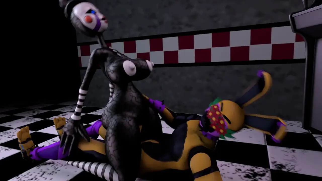 Vengy fucks Ballora and Puppet. Part 1