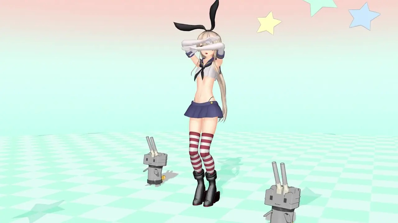 Shimakaze - Critical Hit! [MMD R15] macch