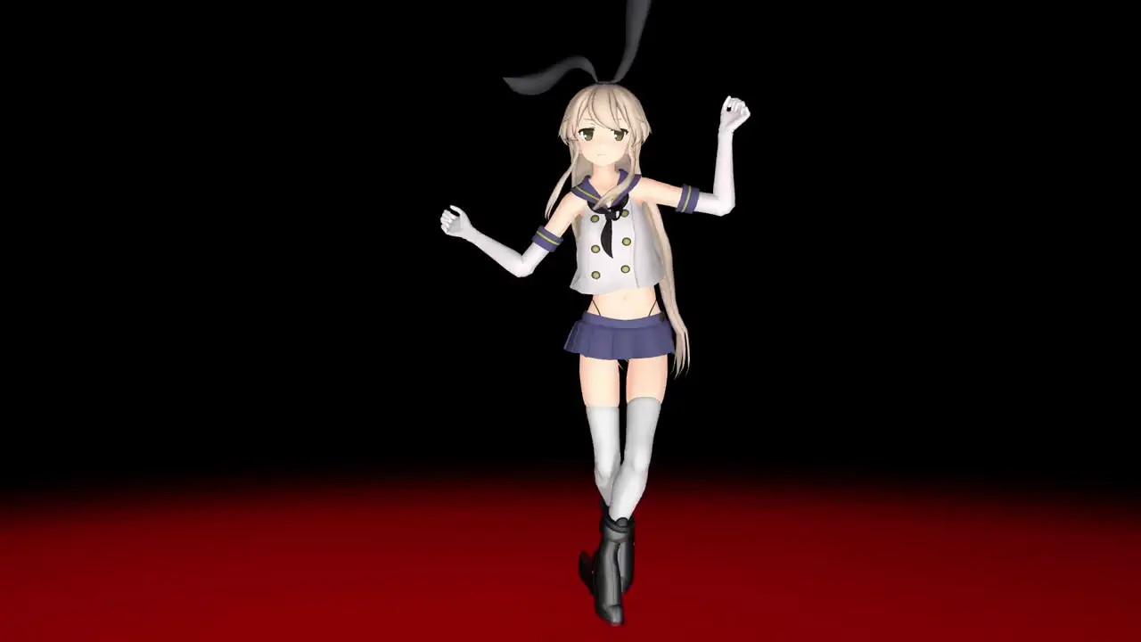 Shimakaze - Gokuraku Joudo [MMD R18] macch
