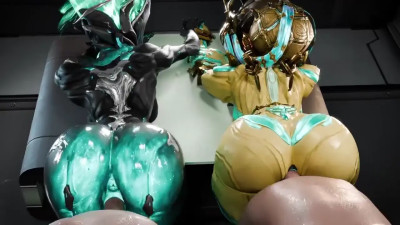 Khora/Ember doggy foursome!