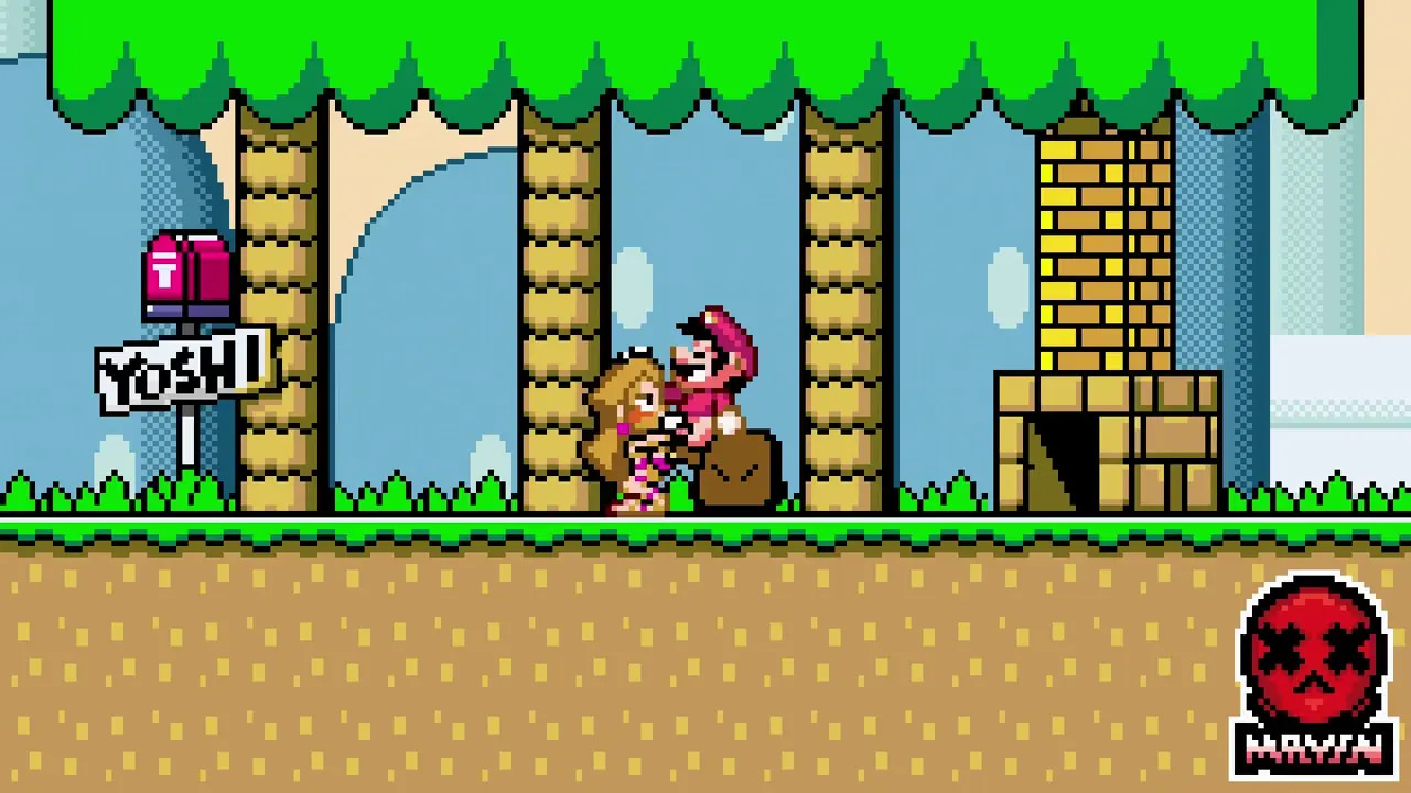 Super Mario World: Peach's visit [Mayin]
