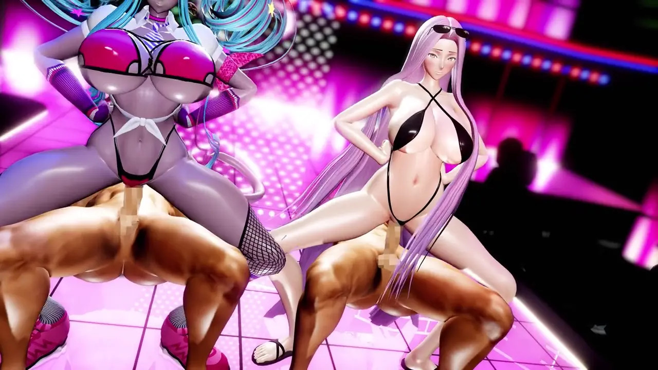 MMD Mischievous Function - Ibuki & Medusa (Yain)
