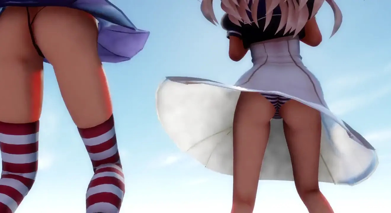 Shimakaze & Jervis - Persecution Complex Cellphone Girl [MMD R18] kero1224
