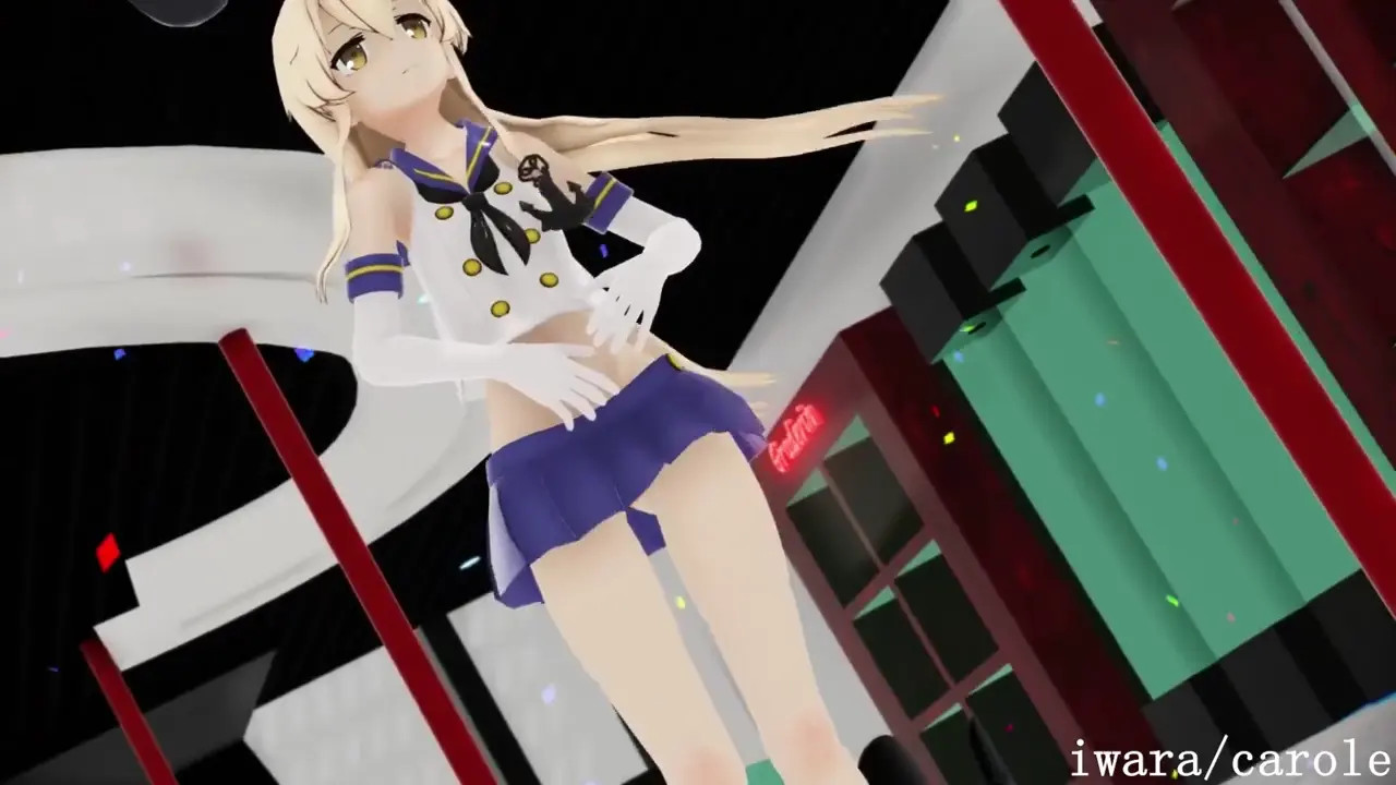 Shimakaze - Conqueror (Sex scenes) [MMD R18] Carole