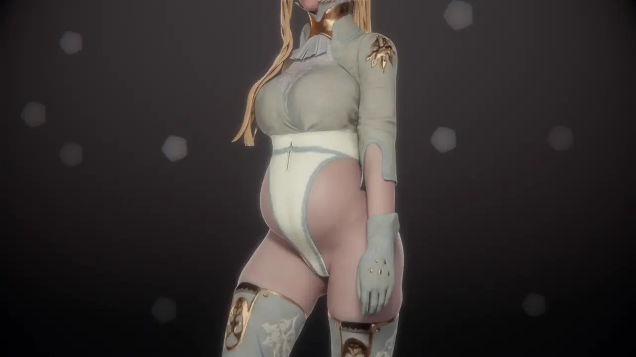 Commander White sexy walk (pregnant)