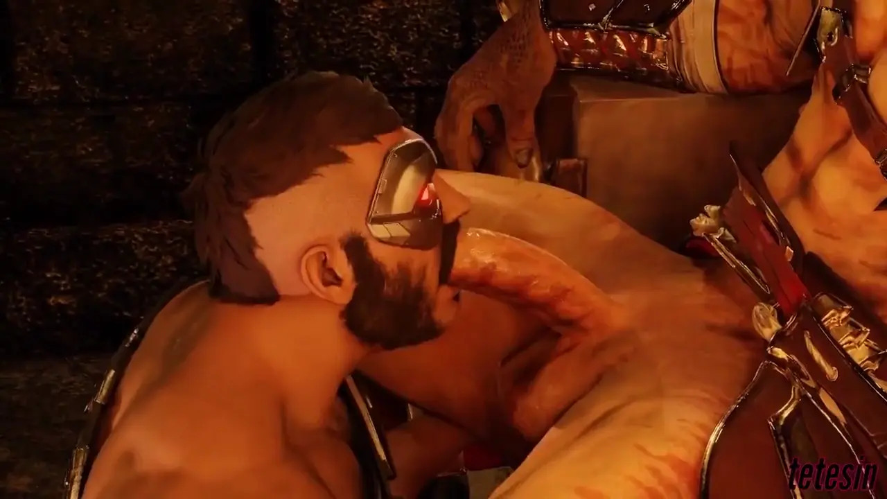 [Tetesin] Shao Kahns Blowjob [Mortal Kombat]