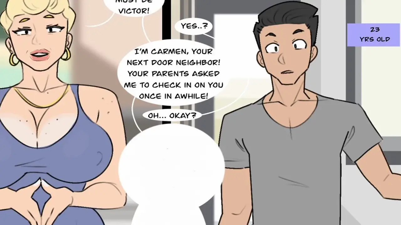 The GILF next door comic dub