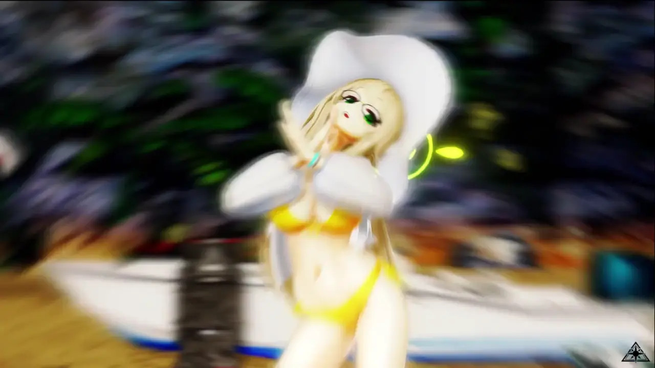 Nonomi entices at the beach
