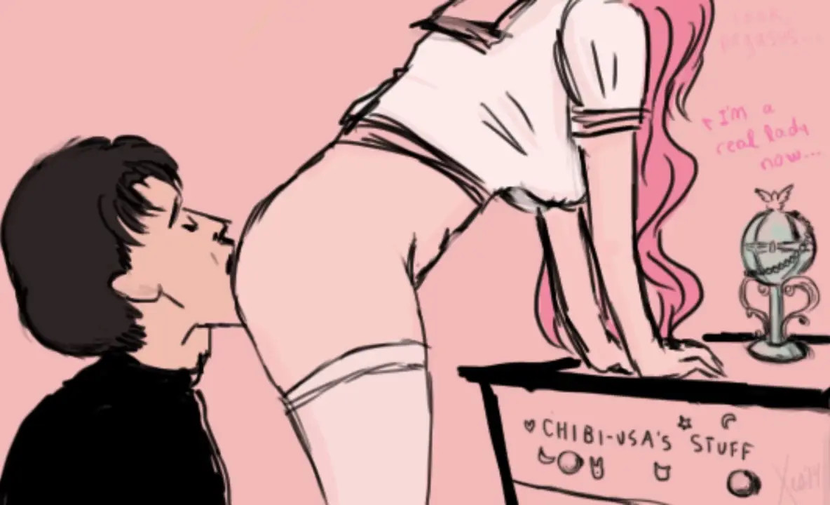 When Usa-ko isn't home