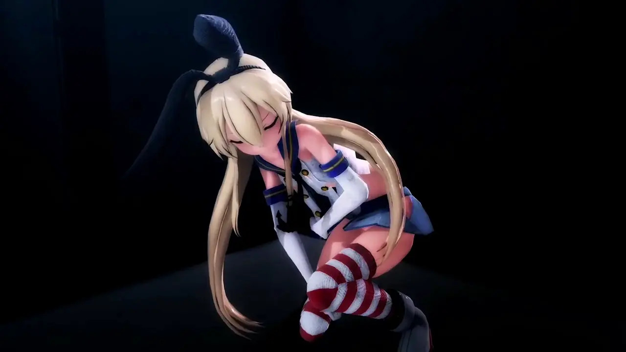 Shimakaze - Roki (NTR in prison) [MMD R18] Apupu