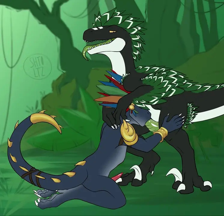Lizardman x raptor