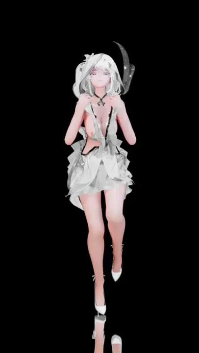 Wuthering Waves Shorekeeper Undress Dance Hentai Say So Song Vertical Screen MMD 3D