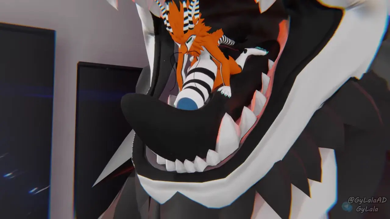 Oral vore by gylala