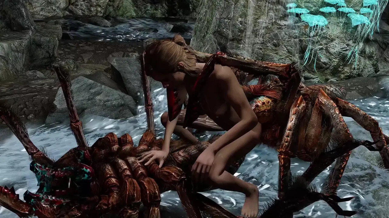 Ellie X Frostbite Spider Gangbang