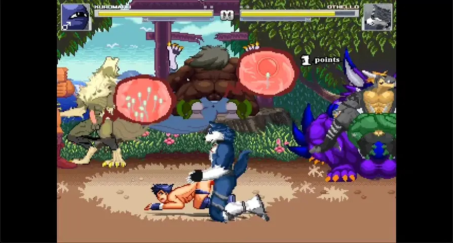 Mugen sex fight Kuramaru VS. Othello