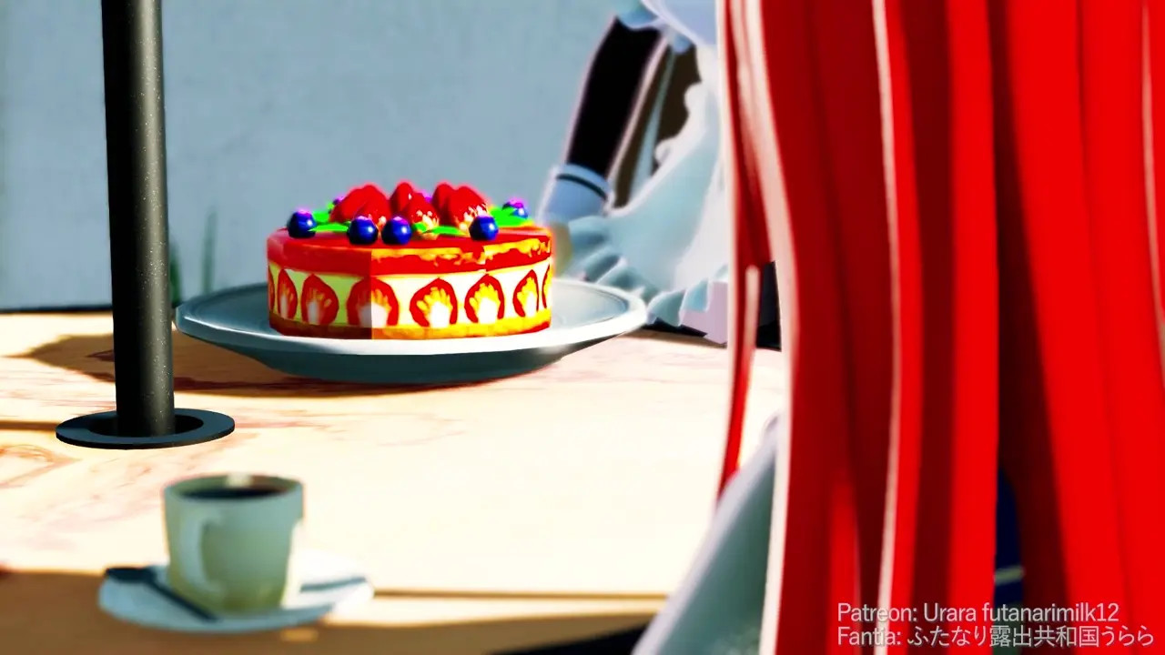 Futanari Girl Spoils Special Cake