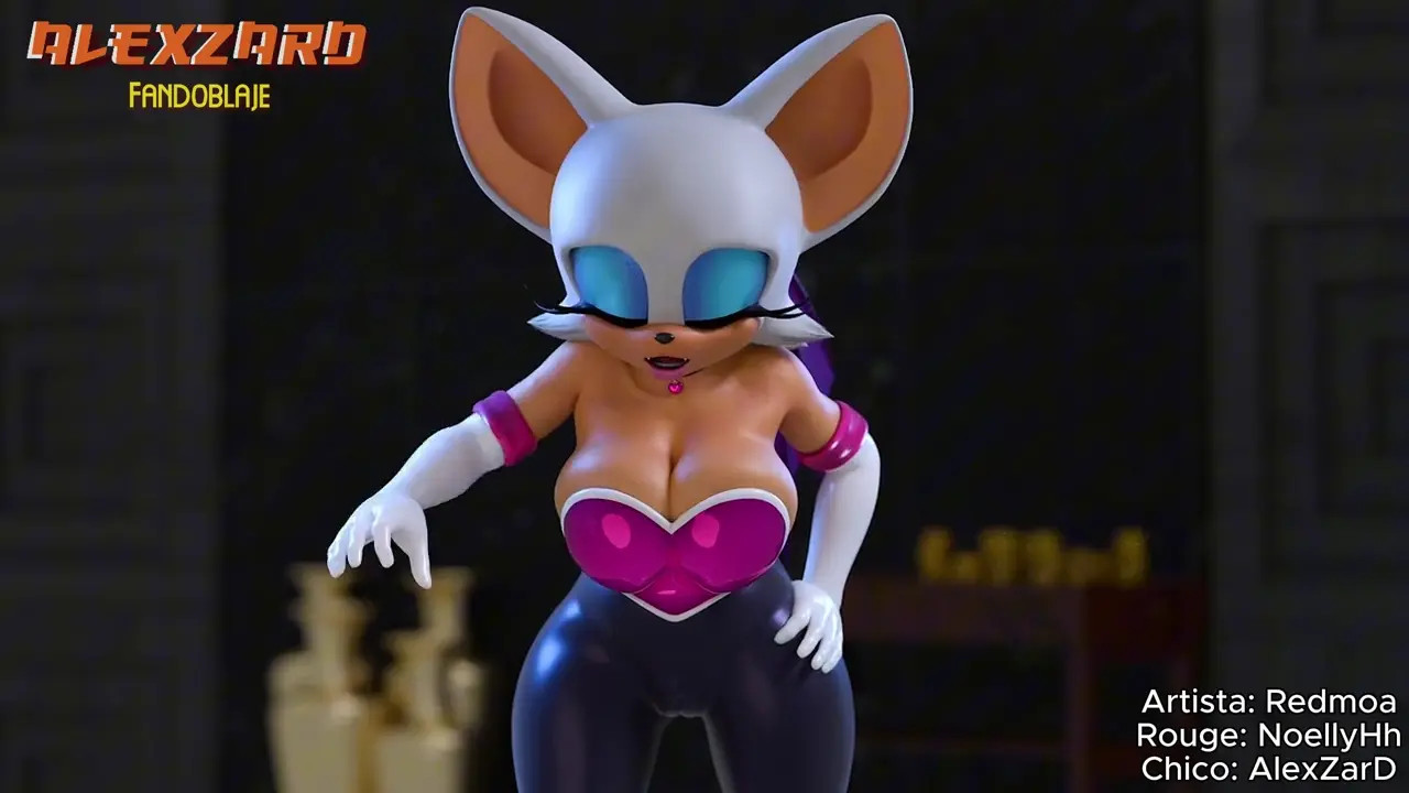Rouge the bat - Titfuck Español Latino