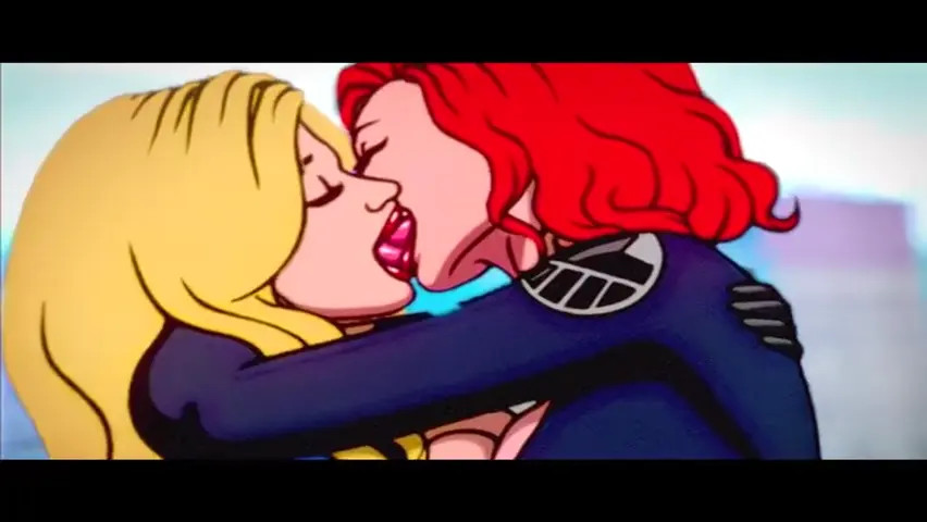 Sue Storm and Black Widow Making Out [KayWest and Dalliance18]