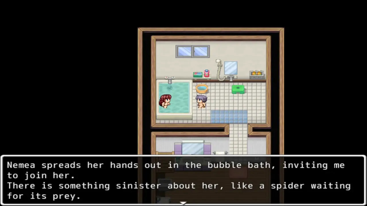 Monster Girl Quest Paradox Nemea Loop Event Bath Wash (Succubus Prison Collab)