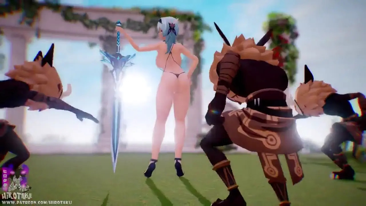 Genshin Impact : Eula 【Hilichurl Attack】Shrt Vers.
