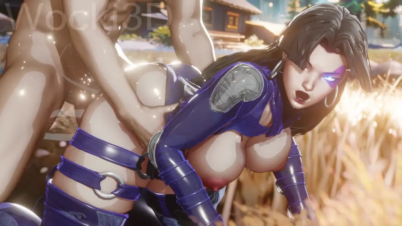 [Wocki3D][4K] Psylocke (Sound version)