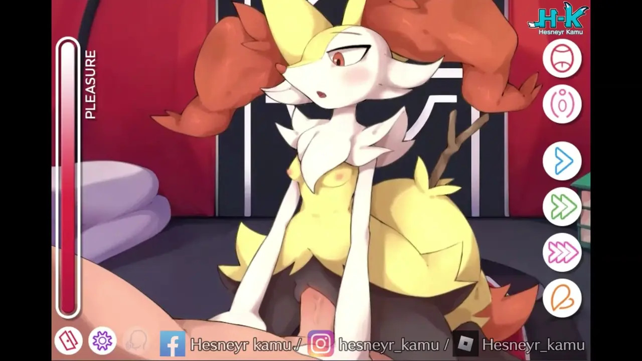 Pokemon Game ( braixen ) vaginal