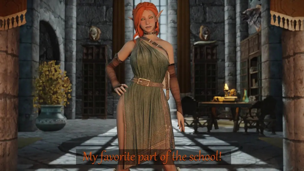 Elf masturbates in library - The Summoning Part 1