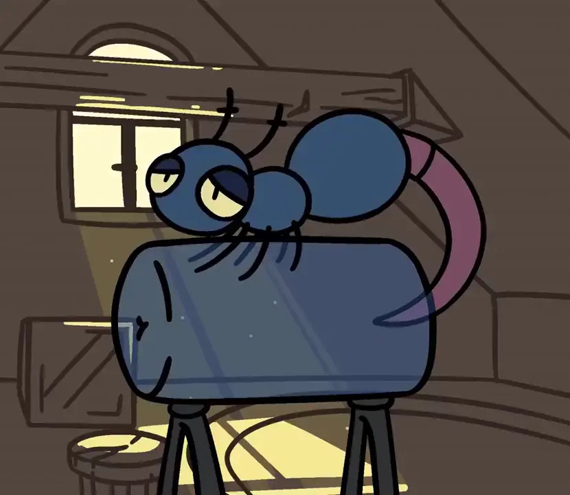 An ant breeds a mount