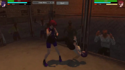 HRSL: Raiden Ei vs Ryena Street Fight