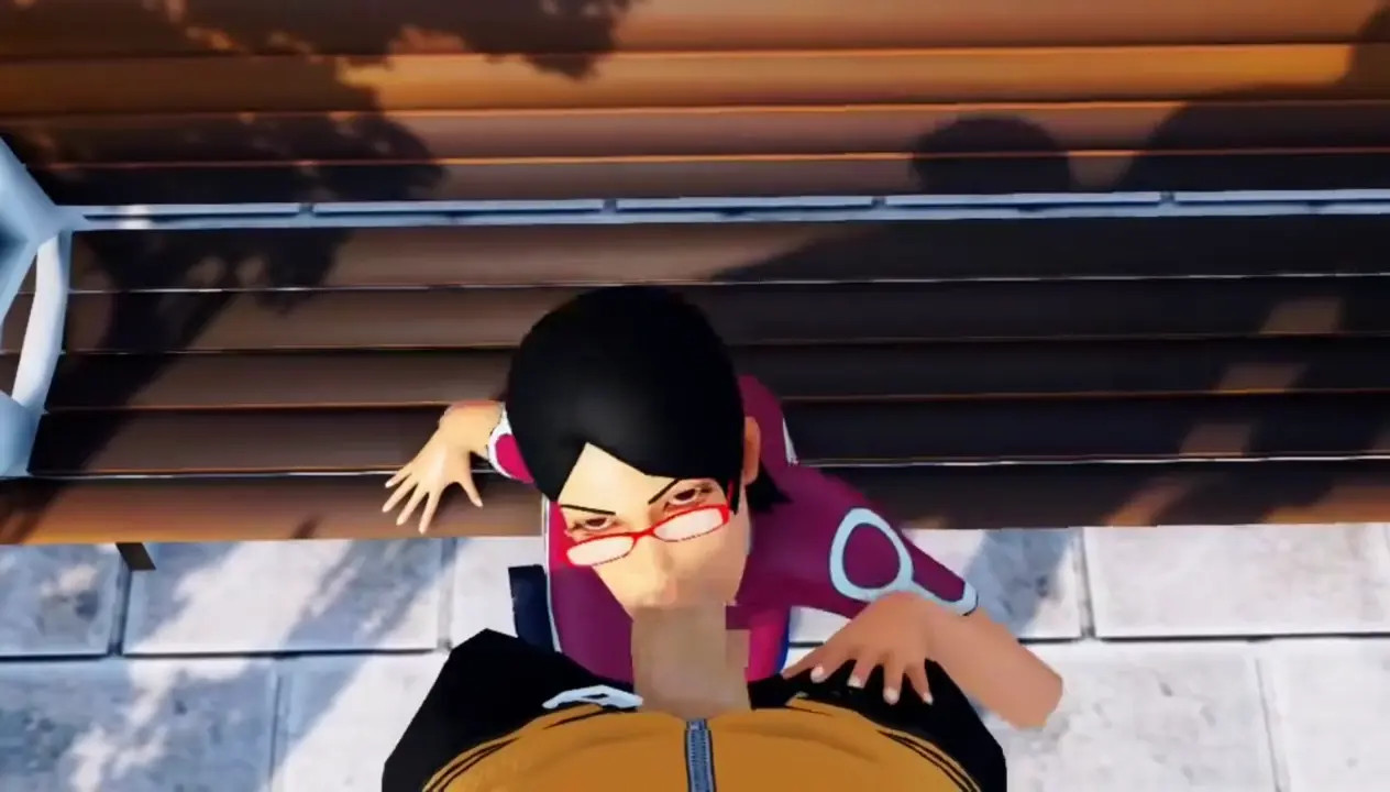 Sarada Uchiha loves giving blowjobs to the Hokage
