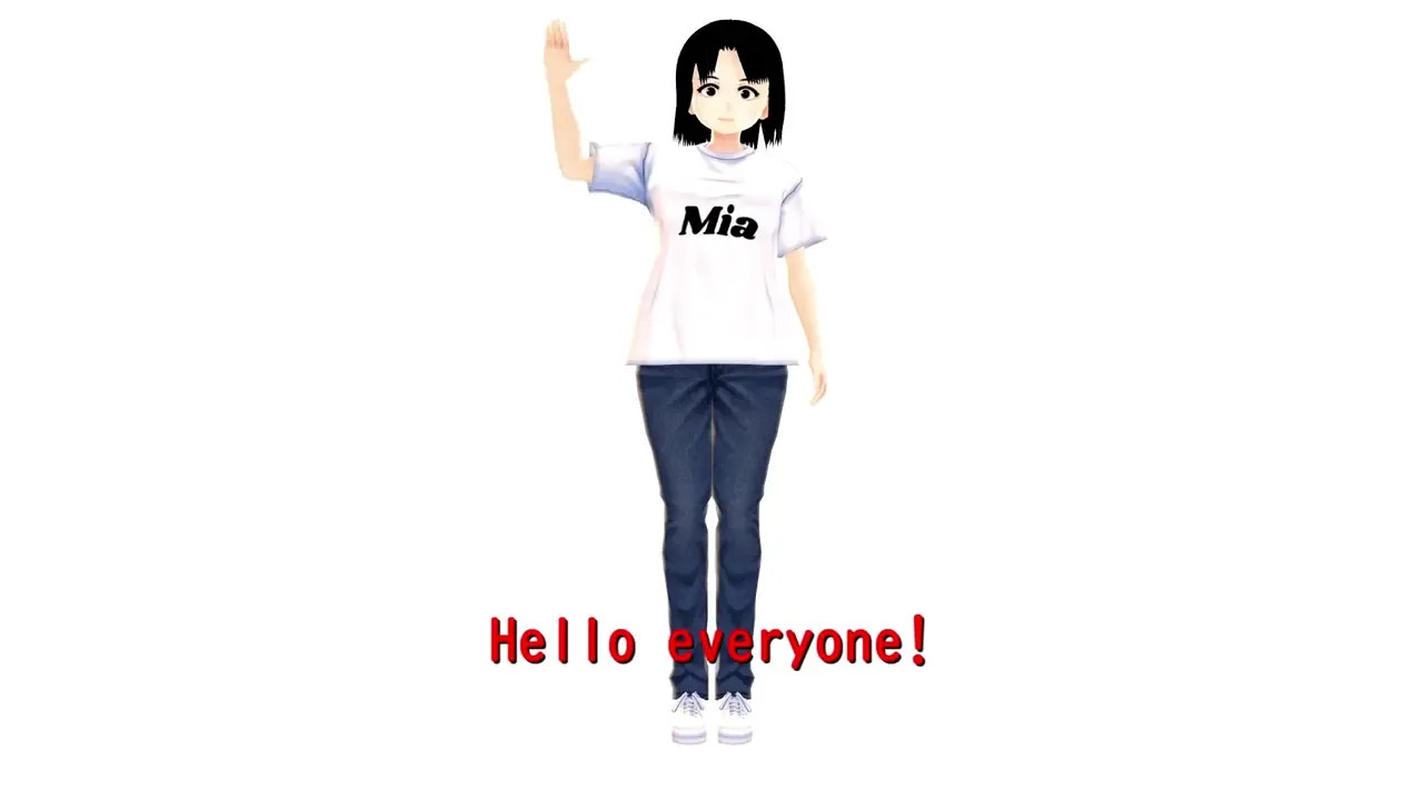 【Mia】 Anime girl go to karaoke and she start taking her clothes off.