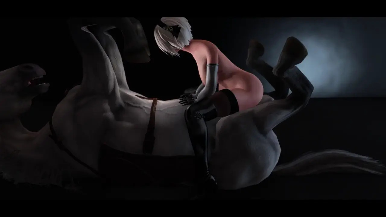 2B and a horse