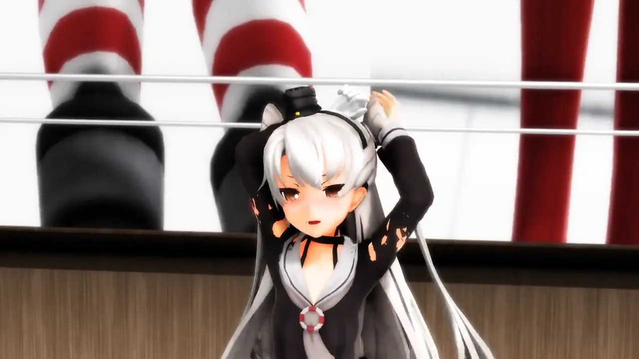 Shimakaze & Amatsukaze - Love me if you can [MMD R15] nitinino