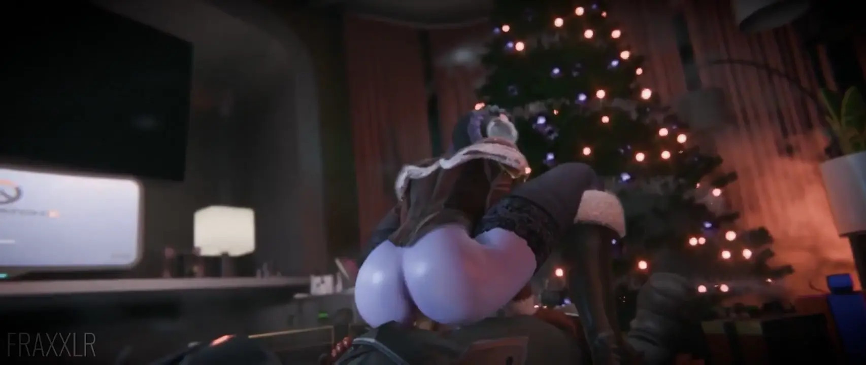 Widowmaker Christmas Ride and Creampie [FraxXLR]
