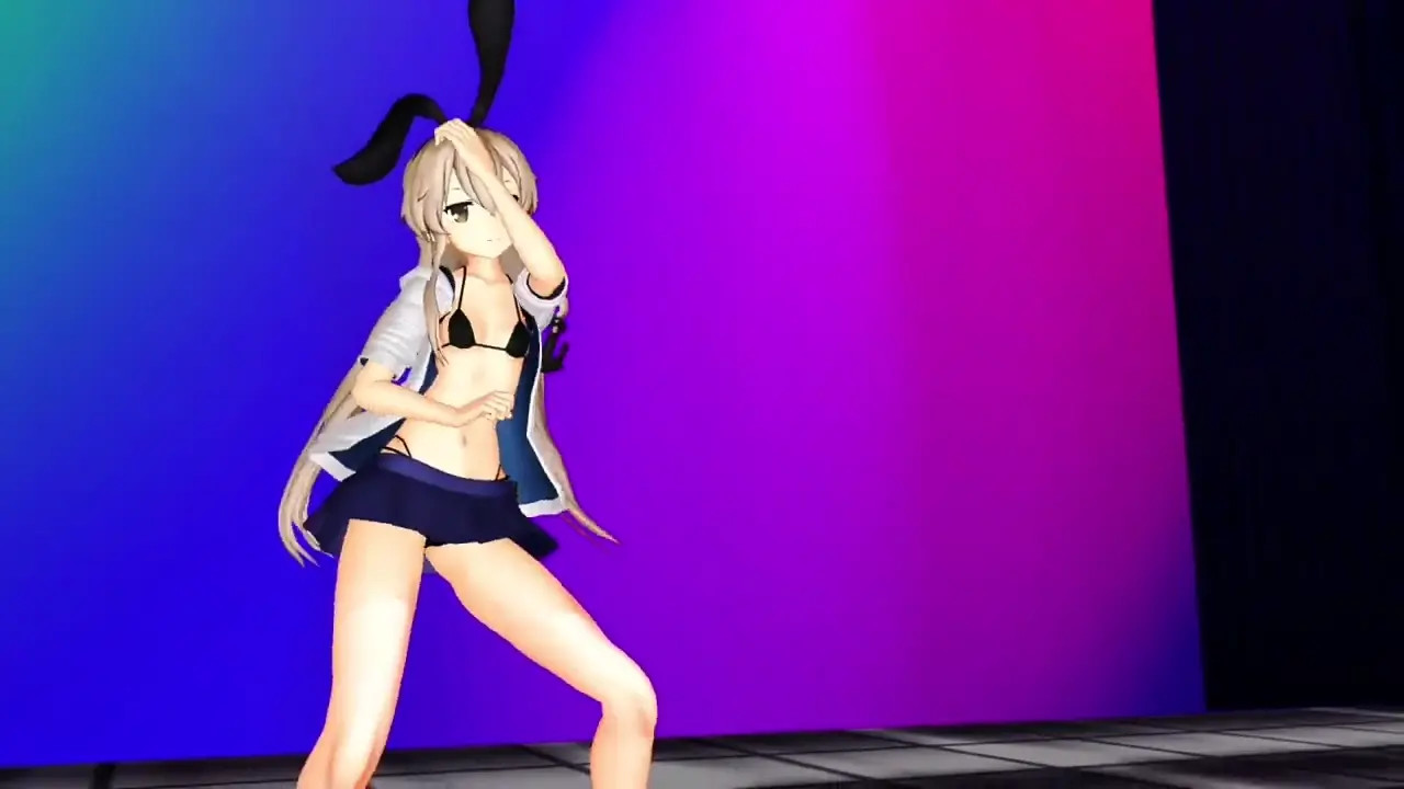 Shimakaze - Pjanoo [MMD R15] Mentaimayo